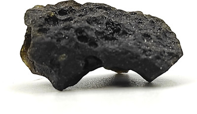 Plus Value Tektite Pocket Stone Regular Round Crystal, Quartz Stone(Black 1 Pieces)