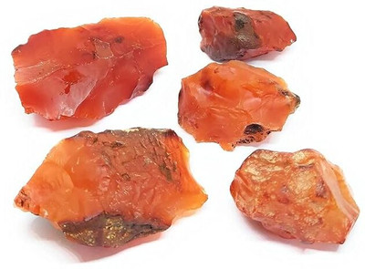 Divinity Crystals Red Carnelian Stones | Pack of 1 to 4 Beautiful Stones | Hand Picked and Cleaned Regular Round Crystal Stone(Red 0.15 kg)