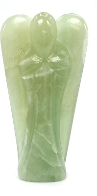 Plus Value Green Aventurine Angel Stone of Good Luck Polished Asymmetrical Crystal, Quartz Stone(Green 404 g)