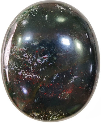 9dzine Bloodstone Palm Stone Crystal,Bloodstone Large Crystal Palm Stone For Meditation Polished Oval Crystal Stone(Green 1 g)