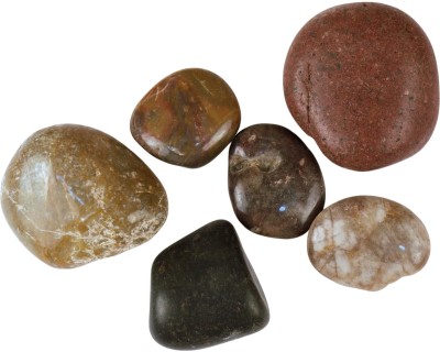 PREMSONS Pebbles Stones Decorative Stones for Home, Vases, Aquariums, Gardens Polished Asymmetrical Rock Pebbles(Multicolor 1.5 kg)