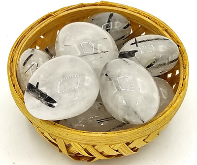 Plus Value 8263HKZP Polished Oval, Asymmetrical Crystal Pebbles(White 200 g)