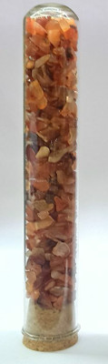 Plus Value Carnelian Crystal Tower Tube Regular Asymmetrical Crystal Stone(Red 1 Pieces)