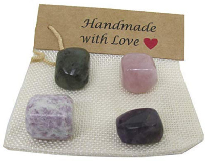 Plus Value 7D34F4SP Polished Asymmetrical Crystal, Quartz Stone(Multicolor 150 g)