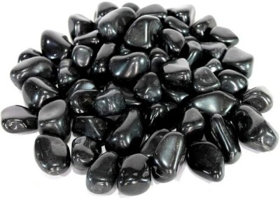 Hug A Plant BLACK POLISHED PEBBLE-5KG Polished Square Rock Stone(Black 5 kg)