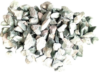 Green Plant indoor chipstone1007 Polished Rectangular Marble Stone(White 450 g)