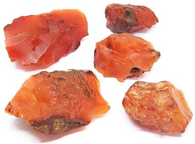 DivinityHealing Red Carnelian Stone with Palo Santo Smudge Stick & Pine Wood Box Polished Round Crystal Stone(Red 1 Pieces)
