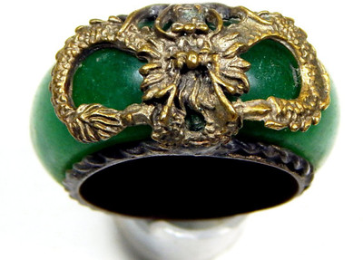 Urancia Green ZADE Ring 1 Pcs Stone Ring