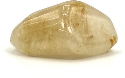 Plus Value Golden-Rutile-Pocket-Stone Regular Asymmetrical Crystal, Quartz Stone(Multicolor 1 Pieces)