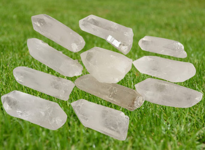 Cjc HIM-QUARTZ-250-5PC Regular Asymmetrical Crystal Stone(Clear 300 g)
