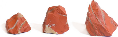 Maureen Natural Red Jasper Rough Stone Healing Rock Stone ( Small 1 Pc) Regular Asymmetrical Crystal Stone(Red 1 Pieces)