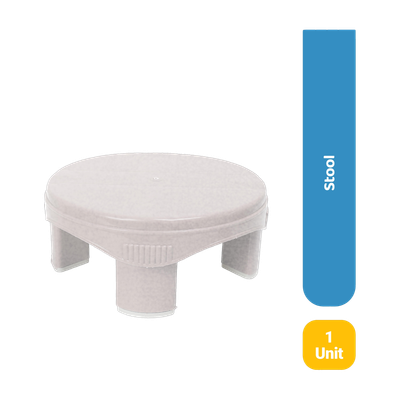 Flipkart SmartBuy Stool(White, Pre-assembled)