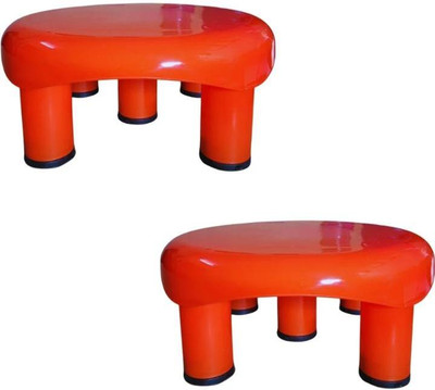 Philocaly Enterprise Plastic Bathroom Stool – Lightweight for Bathroom, Kitchen, Bedroom Bathroom Stool(Red, Pre-assembled)