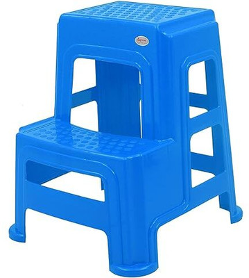 Supreme MODERN STEP STOOL WITH WEIGHT BEARING CAPACITY OF 150 KG Hospital/Clinic Stool(Blue, Pre-assembled)