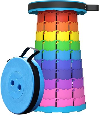 IndusBay Height-Adjustable Telescopic Stool Multi-Purpose Portable Folding chair Stool(Multicolor, DIY(Do-It-Yourself))