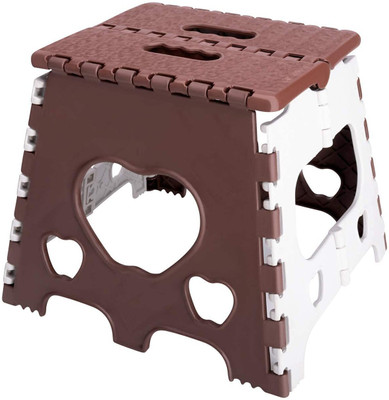 Namo Enterprises. 12 inch brown Folding stool Living & Bedroom Stool(Multicolor, Yellow, Pre-assembled)