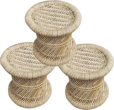 YASHIKA CREATION handmade Bamboo Stool Mudda/modha/muddi /set of 3 Outdoor & Cafeteria Stool(Beige, Pre-assembled) deal from flipkart YASHIKA CREATION handmade Bamboo Stool Mudda/modha/muddi /set of 3 Outdoor & Cafeteria Stool(Beige, Pre-assembled) deal from flipkart