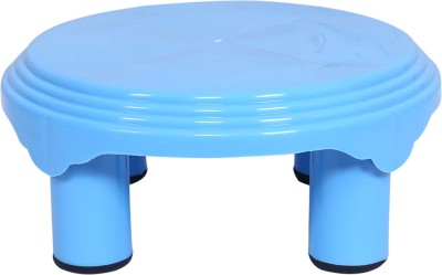 HOMESTIC Anti Slip Plastic Bathroom Stool|(Sky Blue) Stool(Blue, Pre-assembled)