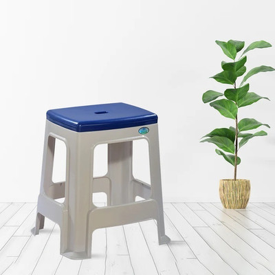 Nilkamal STOOL23 Living & Bedroom Stool(Blue, Grey, Pre-assembled) deal from flipkart Nilkamal STOOL23 Living & Bedroom Stool(Blue, Grey, Pre-assembled) deal from flipkart