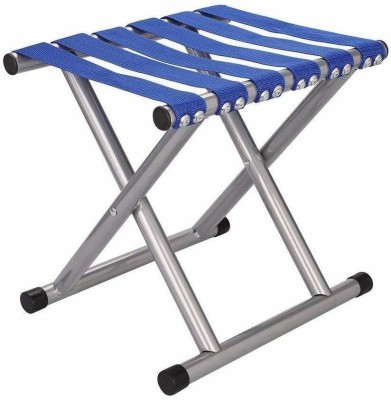 Dhvyant Mart Collapsible Comfort Folding Camping, Hiking, Travelling, Gardening, Fishing, Outdoor & Cafeteria Stool(Blue, DIY(Do-It-Yourself))