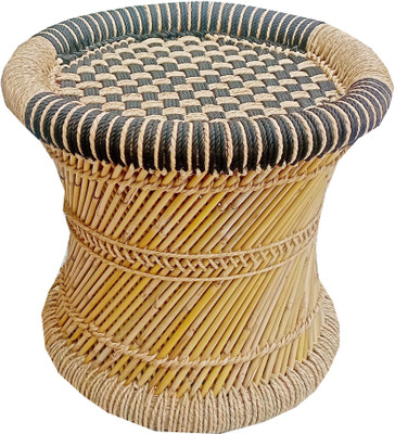 HARISH HANDMAKERS HKSST00908765 Stool(Black, Pre-assembled)