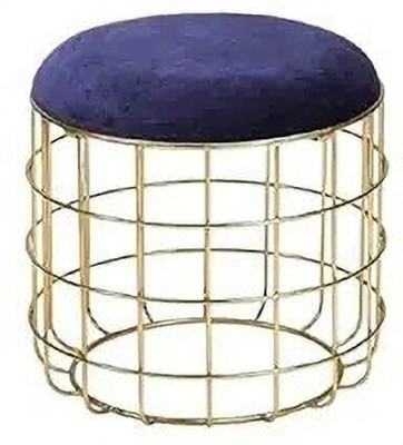 ONLINECRAFTS Round C-Shaped Double Top Round table Side Table Stool(Brown, Pre-assembled)