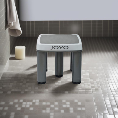 Tedemel Kitchen Stool(Grey, Pre-assembled)
