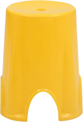 supreme plastic SUPREME MAA DURGA HUNK Stool (Set of 1) Living & Bedroom Stool(Yellow, Pre-assembled)