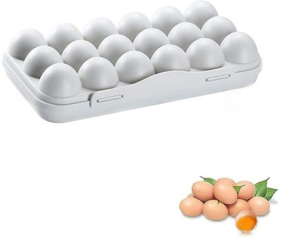 Prachi Plastic Egg Container  - 1.5 dozen(Multicolor)