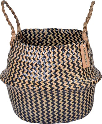 DENOVA Seagrass Belly Basket Storage Basket(Pack of 1)