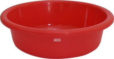 HOMESTIC Plastic Multiuses Plastic Knead Dough Basket/Basin Bowl 6 Ltr (Red) Storage Basket(Pack of 1)