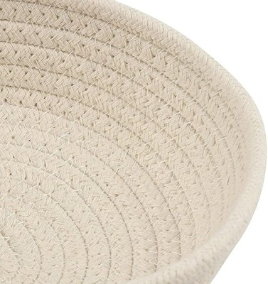 Koyanka Jute white Set of 4 Storage Basket(Pack of 4)