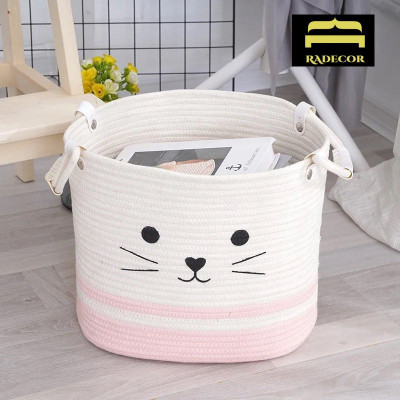 RADECOR Jute Storage Basket(Pack of 1)
