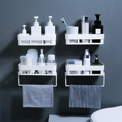 HEYMAK New Bathroom Rack Stand 04 With Towel Hnager 02(White)
