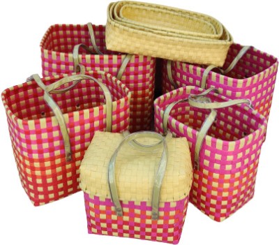 Hot shopper Plastic Storage Basket(Pack of 5)