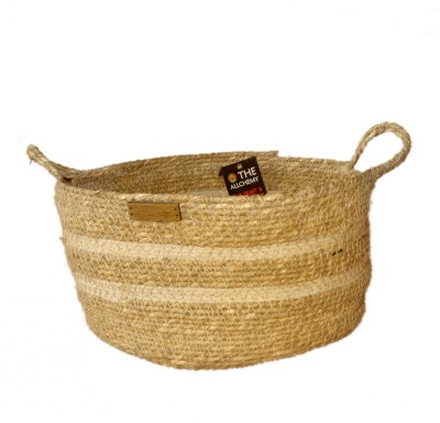 THE ALLCHEMY Jute Storage Basket(Pack of 1)