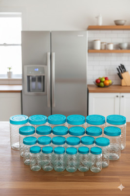 MAXTID Plastic 24 Pcs Plastic Container Set - Durable & BPA-Free Storage Basket(Pack of 24)