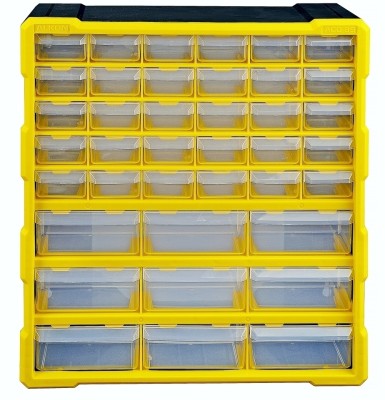 ALKON Pullout Organizers(Yellow, Black, Polypropylene)