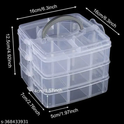 Shreejee Plastic Utility Container  - 200 g(Clear)