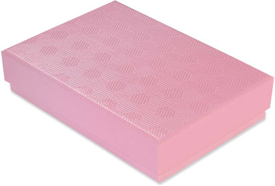 GROWNEX PVT. LTD. Top Bottom Hardboard Box Cardboard Abstract Print 6 Cavity Empty Golden Tray Decorative Chocolate Sweets Packaging Box(Pack of 15 Pink)