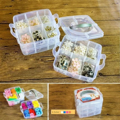 KRAZE Plastic Space-Saving 18-Layer Box Storage Basket(Pack of 1)