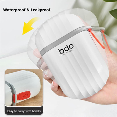 SARVANGAH Soap Holder Travel Portable Soap Dish, Creative Soap Box Waterproof.(White)