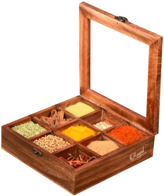 Galaxy Indiacraft Spice Set Wooden(1 Piece)