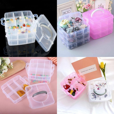 Corevalue Plastic Stylish & Practical 18-Layer Organizer Box Storage Basket(Pack of 1)