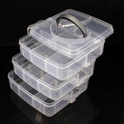 Webdealz Plastic Utility Container  - 200 g(Clear)