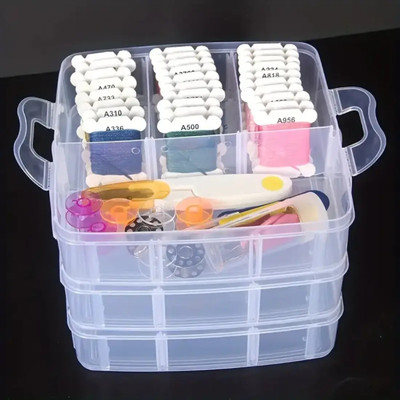 Webdealz Plastic Utility Container  - 200 g(Clear)
