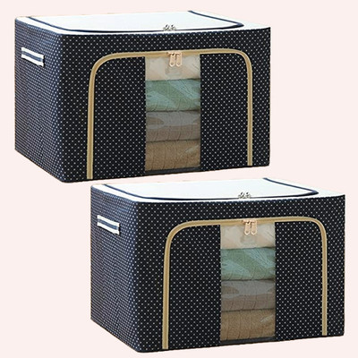MOOZICO Shelf Organizers(Blue, Polyester)