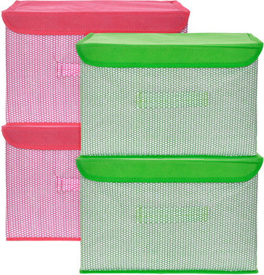 KUBER INDUSTRIES Shelf Organizers(Multicolor, Cotton)