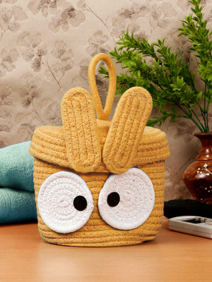 Fabinaliv Toy Organizers(Yellow, Cotton)