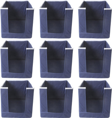 WellOrganize Shelf Organizers(Blue, Polyester)